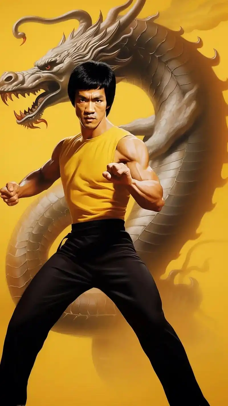 武术巨星李小龙,截拳道的创始人,速度与力量的完美结合,以自由 - 抖音