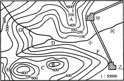 等高线地形图 学案