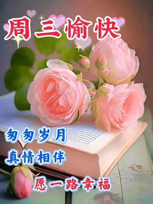 7月12日周三早上好周三早安祝福图片早上好问候语新的一天吉祥如意