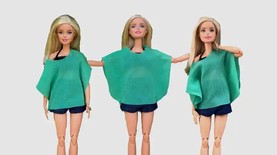 炎炎夏日给芭比娃娃做件时尚夏装