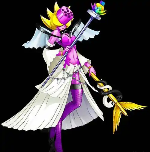 数码宝贝:花仙兽的三种究极体形态,高贵御姐蔷薇兽,最强的还是它_莲花