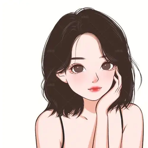 手绘头像美腻小姐姐内附过程