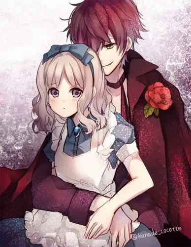 diabolik lovers##魔鬼恋人# 小森唯,逆卷绫人