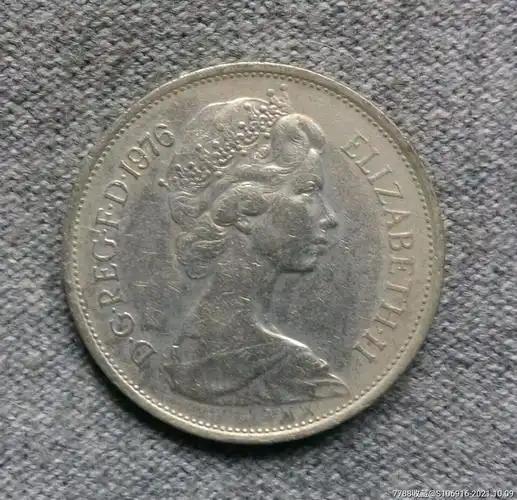 1976年英国10便士