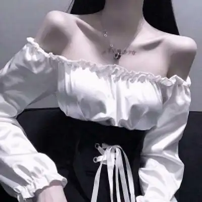 露锁骨的女生头像高清性感有女人味的锁骨女头图片