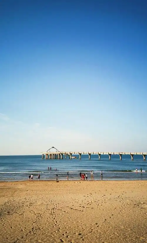 山东省烟台市芝罘区天马栈桥海滩