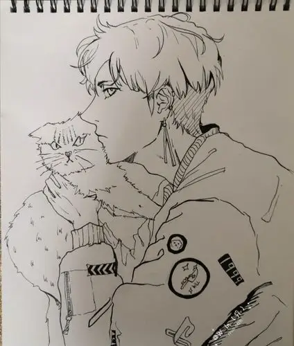 临摹速写人物手绘动漫