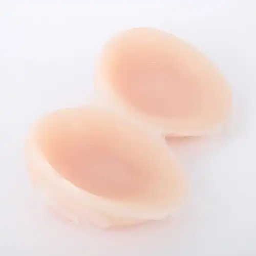 凹底圆润型连体硅胶义乳 女用丰胸罩杯升级假胸 伪娘变装cd假乳房