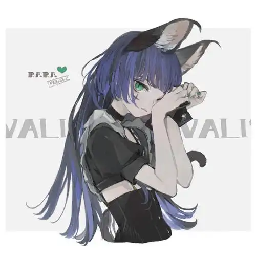 原创当猫咪被画师拟人化,化身猫耳娘,值得点赞