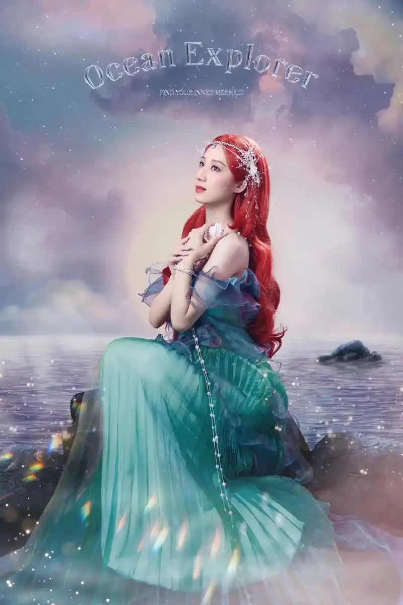 7815迪士尼公主0469♀15爱丽儿7815.