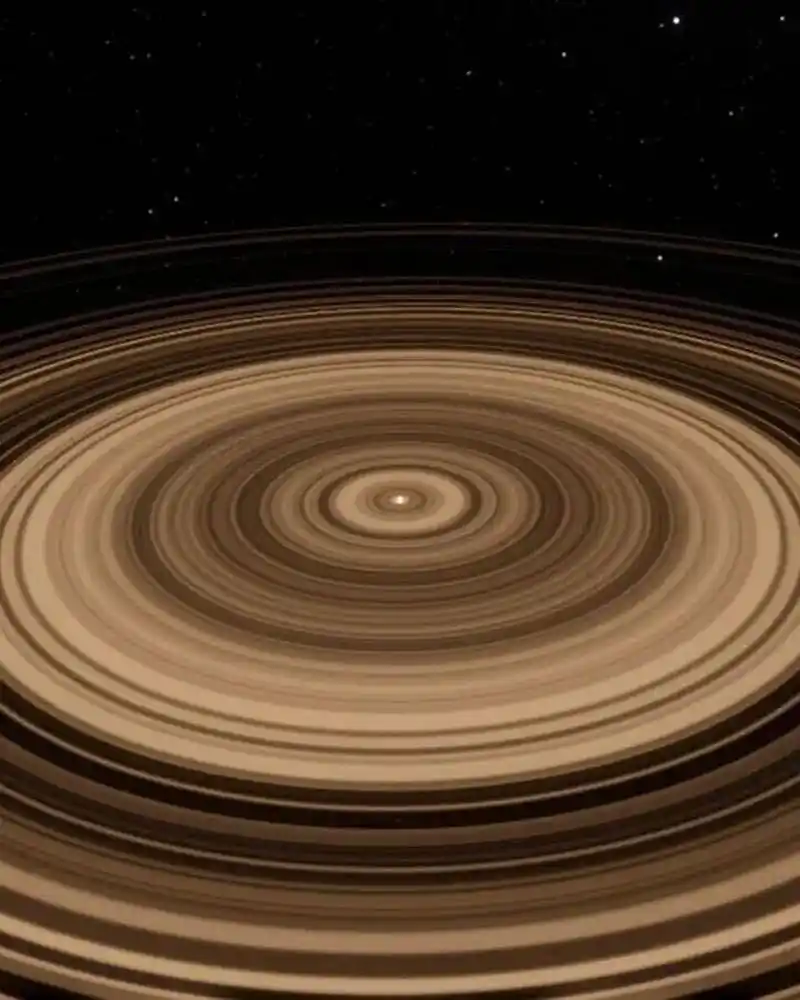 超级土星拥有30多个环,直径1.