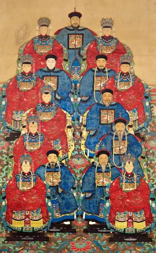 中国面孔明清时期的人物肖像