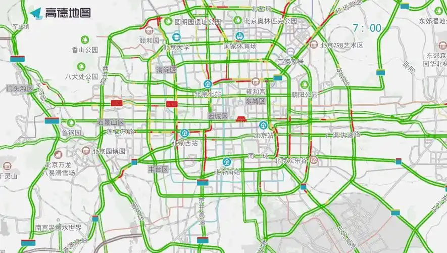 北京周末通往各滑雪场的高速路车流继续增加