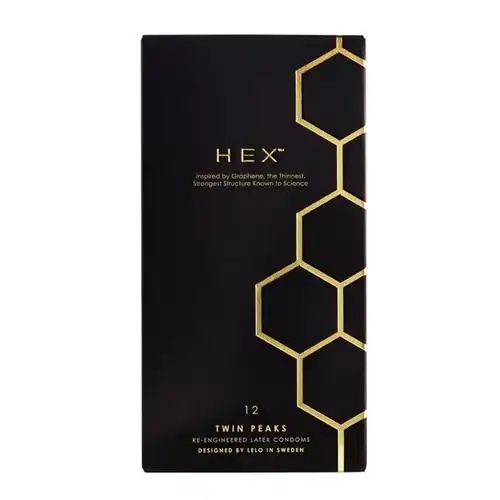 hex 黑科技进口避孕套 透强韧 无色无味 清爽润滑不油腻 计生用品安全