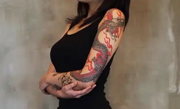 花臂纹身女生花臂纹身2