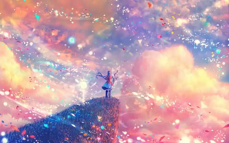 动漫风景插画图片高清桌面壁纸