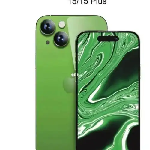 这个绿色的iphone15也太