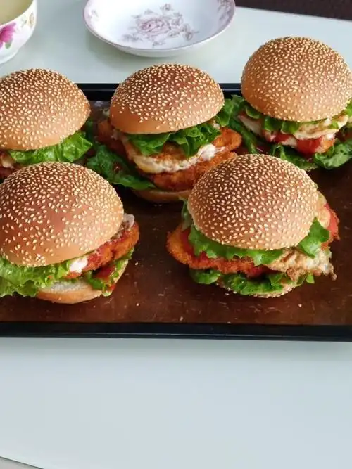 大妈手机用户99154tu1爱烘焙做的汉堡基础汉堡胚做法