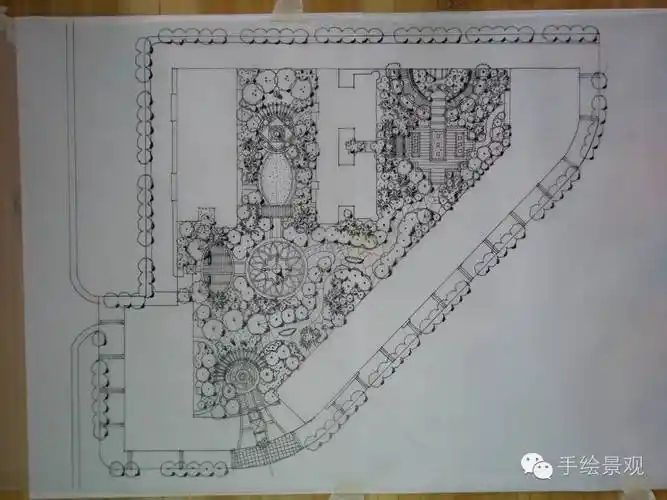原创 景观总平面图手绘全过程 - 总平面图阴影 - 实验室设备网