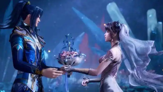 原创斗罗大陆唐三小舞结婚美照来袭西式形象一般中式才是yyds