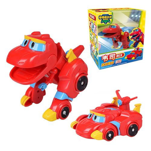 ldcx)帮帮龙出动 幼儿早教益智儿童玩具变形机器人 迷你变形系列-韦斯