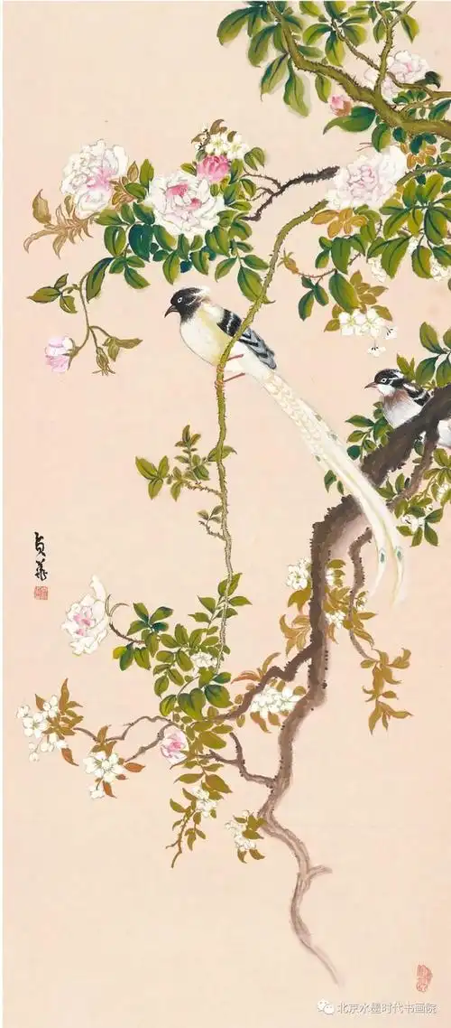 清凉馨香束贞华中国画作品欣赏