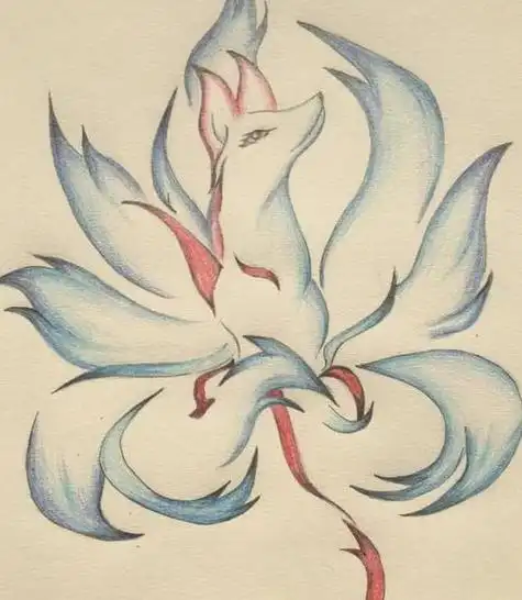 九尾狐的简笔画 九尾狐的简笔画萌萌哒