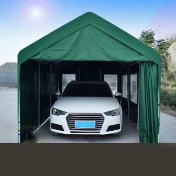 慕光户外车棚停车棚家用汽车遮阳雨棚车库防晒简易移动帐篷 6x28无围