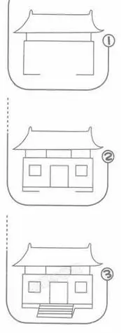 好看又精致但简单的寺庙简笔画