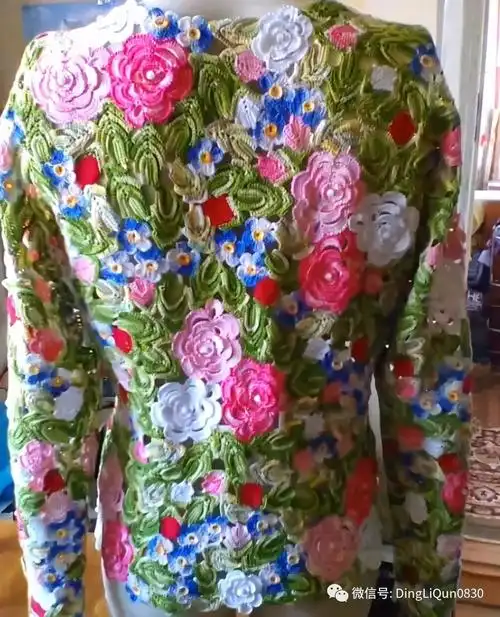 「针织作品」37款爱尔兰钩花服饰,美到让人一见倾心!_手机搜狐网
