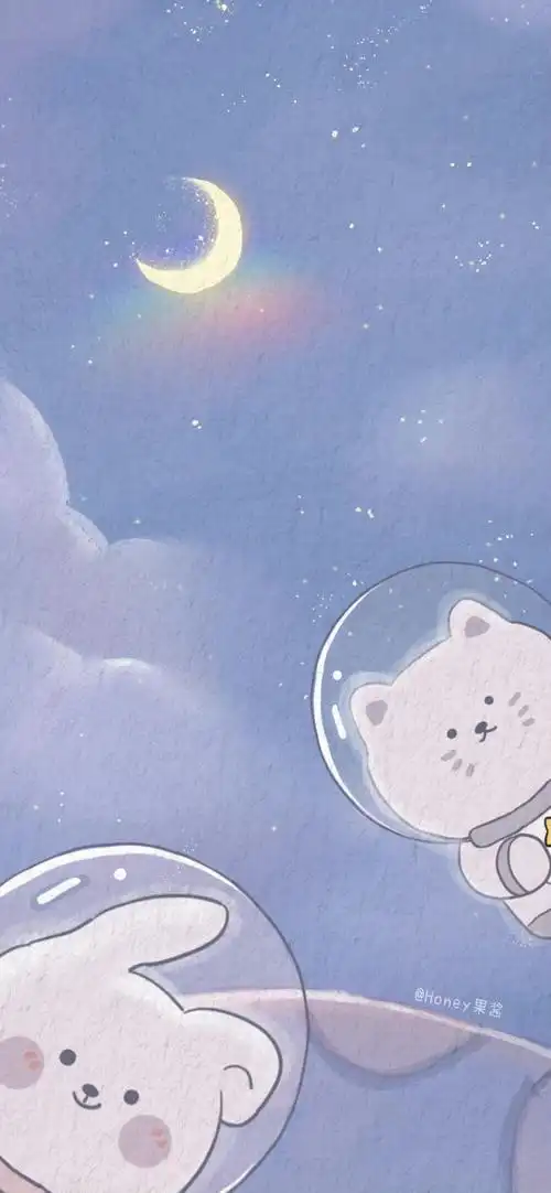 "生活明朗 万物可爱" 壁纸|治愈壁纸|手绘壁纸 画师: wb【honey果酱】