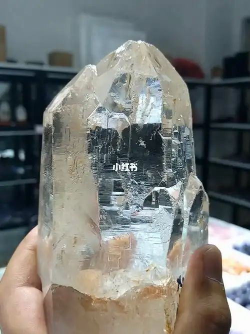 纯天然白水晶原石