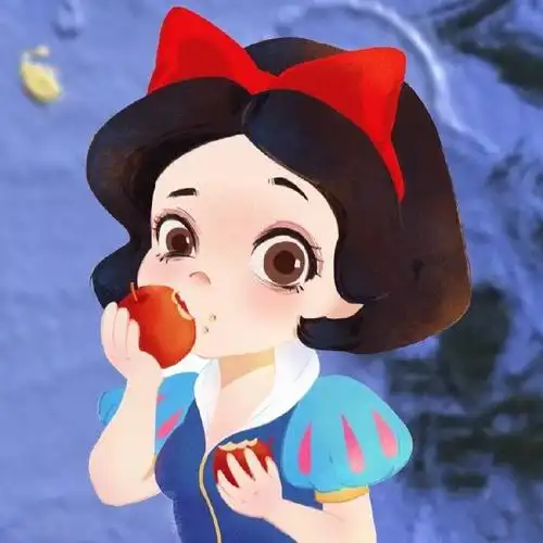 9.5当luson邂逅白雪公主#看到好多人都换上了白雪公主的头像和壁浇!