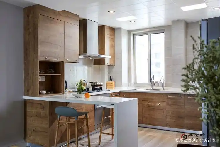 浪漫北欧风厨房设计图