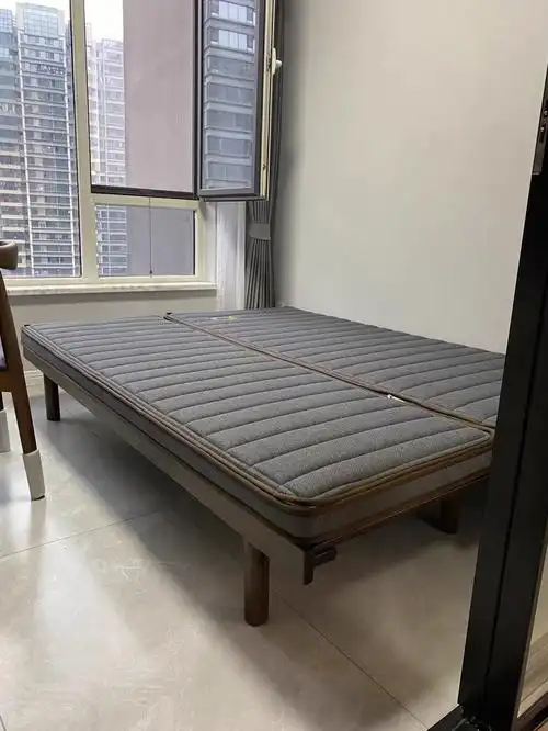 实木抽拉沙发床