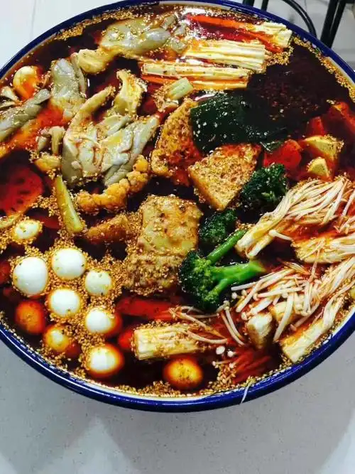 四川成都名小吃__钵钵鸡,没有任何添加剂,麻辣鲜香口味.