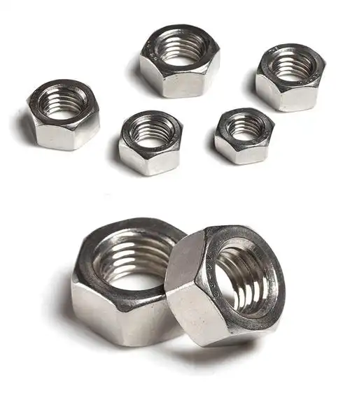 m1-m64 2#4#6#10# 304 316不锈钢六角螺母 反牙细牙螺丝母美制螺帽美