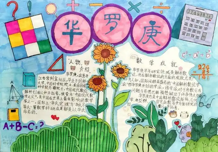 4到6年级数学手抄报