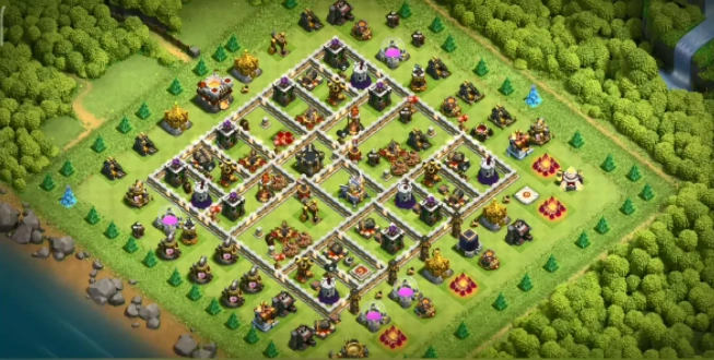 10个部落冲突11本最强守家布阵内附链接可直接复制