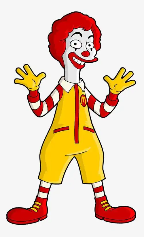 关键词 : 麦当劳,卡通人物,快餐