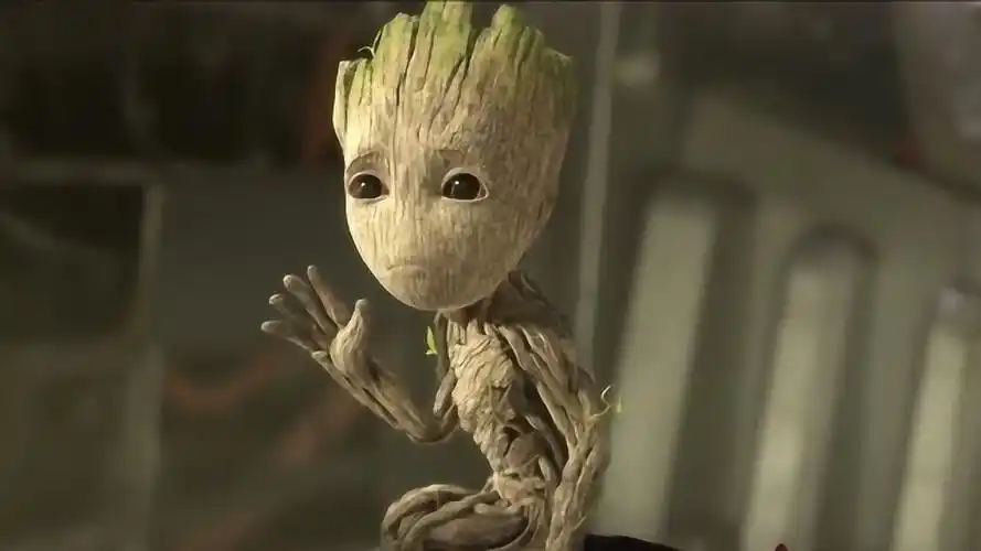 可爱的格鲁特萌萌哒的小树人银河护卫队2精彩片段