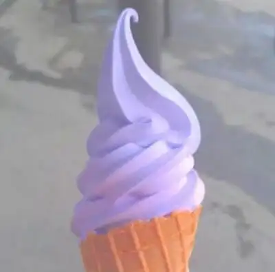紫色的冰激凌
