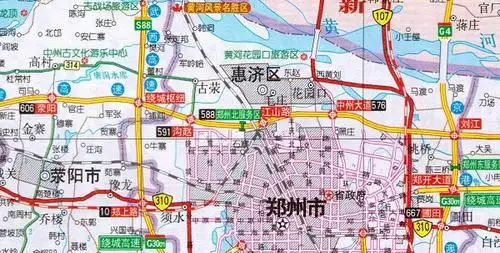 河南郑州地图全图高清版