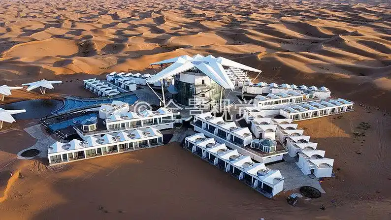 宁夏中卫沙漠星星酒店_高清图片_全景视觉