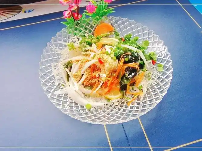 傣味凉拌海石花裙带菜酸辣爽脆开胃消食