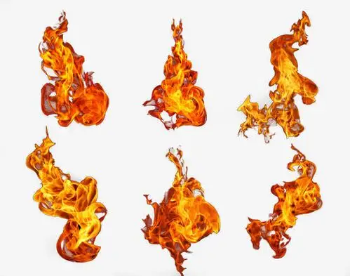 火焰,火苗,火效果,黄色火焰,火焰素材,火焰元素,燃烧