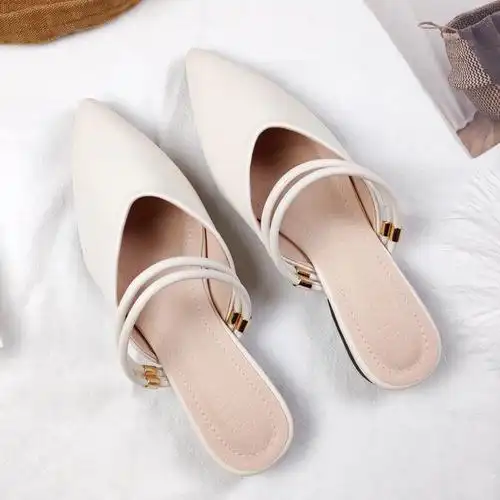 2020夏季时尚包头半拖凉拖女士尖