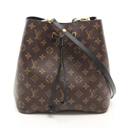 lv路易威登neonoe水桶老花肩包735754reclo中古水桶包