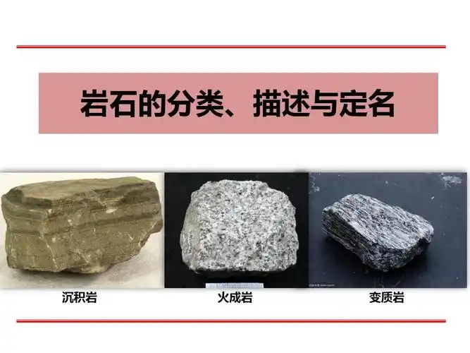三大类岩石的描述与定名