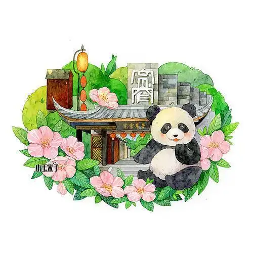 有成都特色的简笔画